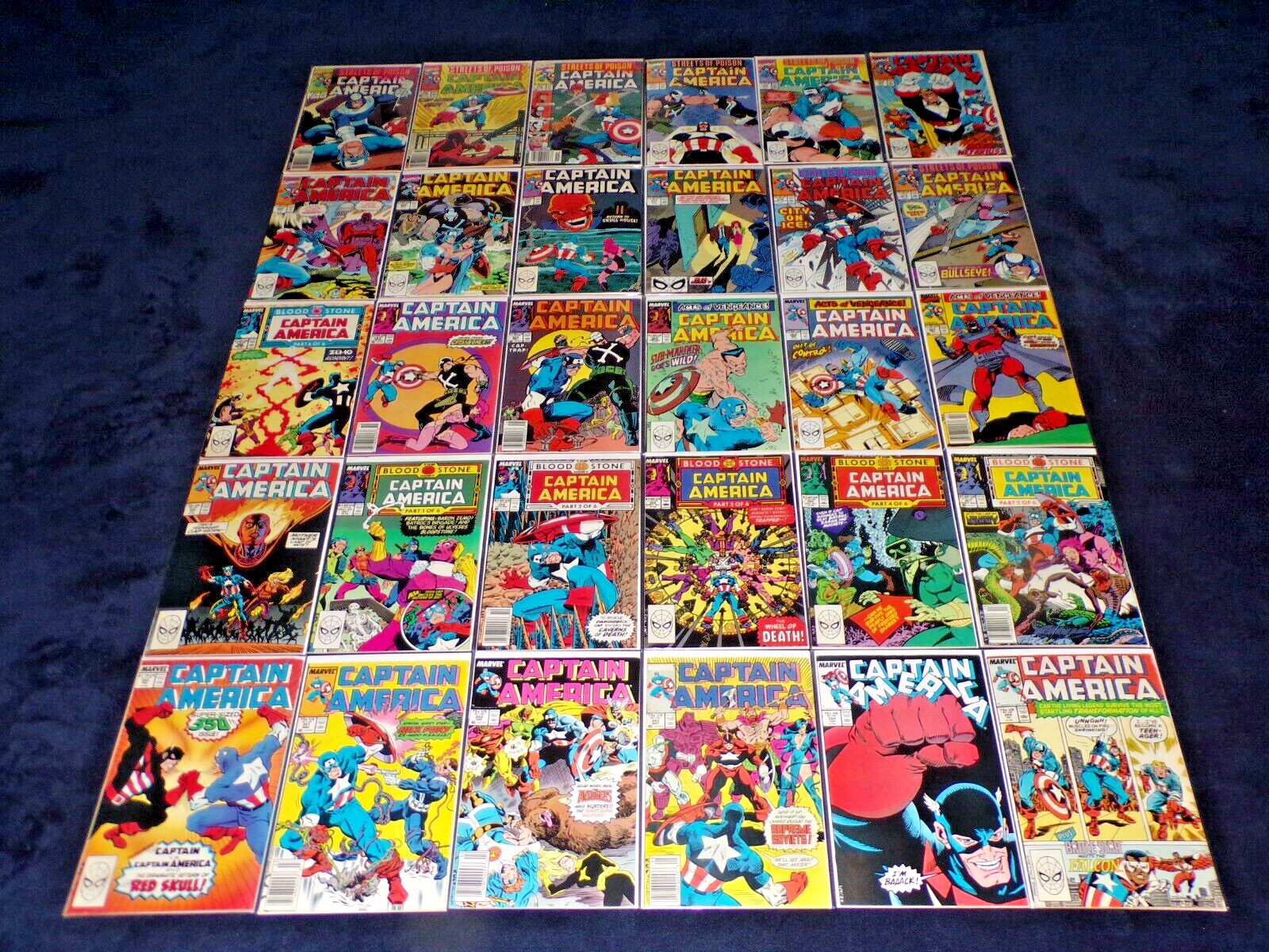 CAPTAIN AMERICA 350 - 399 LOT 49 MARVEL COMICS 354 360 362 383 ONLY MISSING 393 CAPTAIN AMERICA 350 - 399 LOT 49 MARVEL COMICS 354 360 362 383 ONLY MISSING 393
