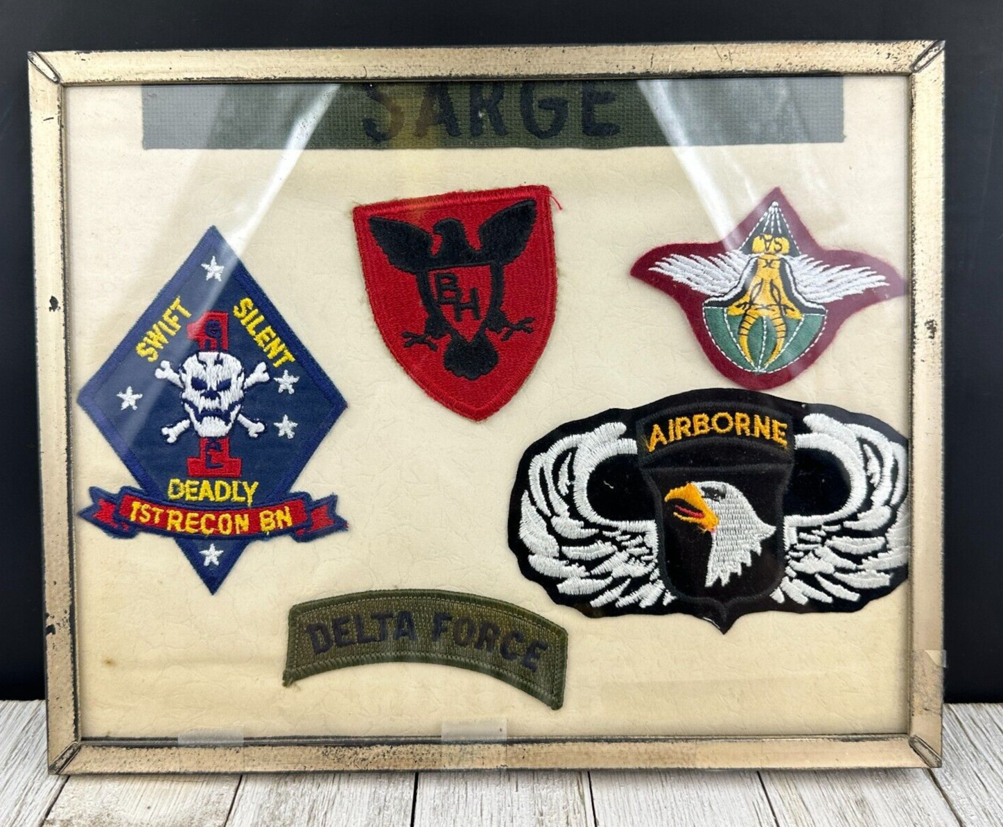 VTG Army 86th Infantry Patch South Africa Parachute Airborne Delta Force Recon VTG Army 86th Infantry Patch South Africa Parachute Airborne Delta Force Recon