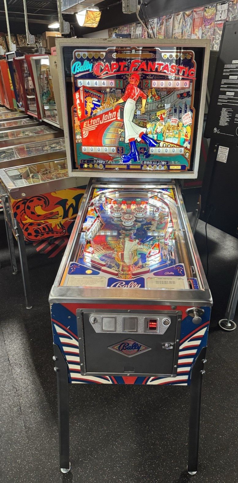 1976 CAPTAIN FANTASTIC AND THE BROWN DIRT COWBOY PINBALL MACHINE FULLY REFURBISH 1976 CAPTAIN FANTASTIC AND THE BROWN DIRT COWBOY PINBALL MACHINE FULLY REFURBISH