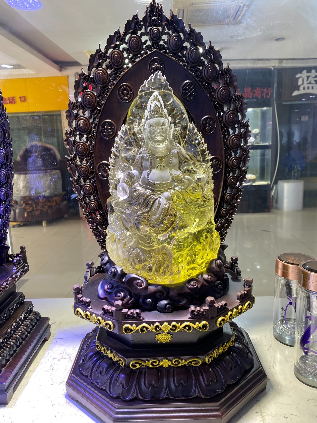 Large 29lb Natural Citrine Quartz Carved Crystal Huang Cai Shen reiki healing+st Large 29lb Natural Citrine Quartz Carved Crystal Huang Cai Shen reiki healing+st