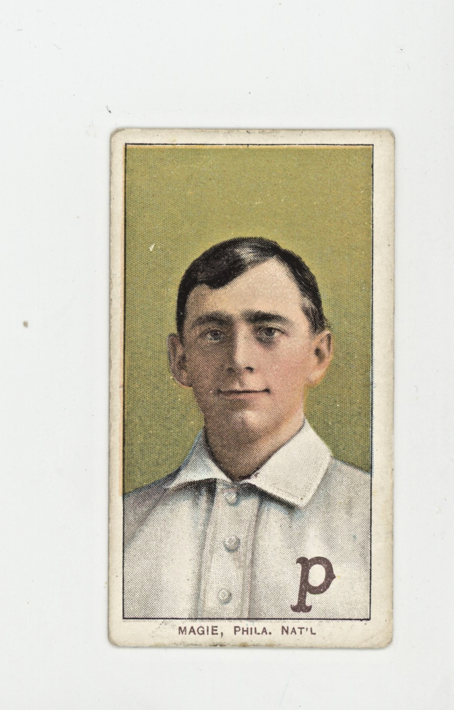 1909 T206 Tobacco Magie Sherry Magee Error Piedmont Only Real Error in Set 1909 T206 Tobacco Magie Sherry Magee Error Piedmont Only Real Error in Set