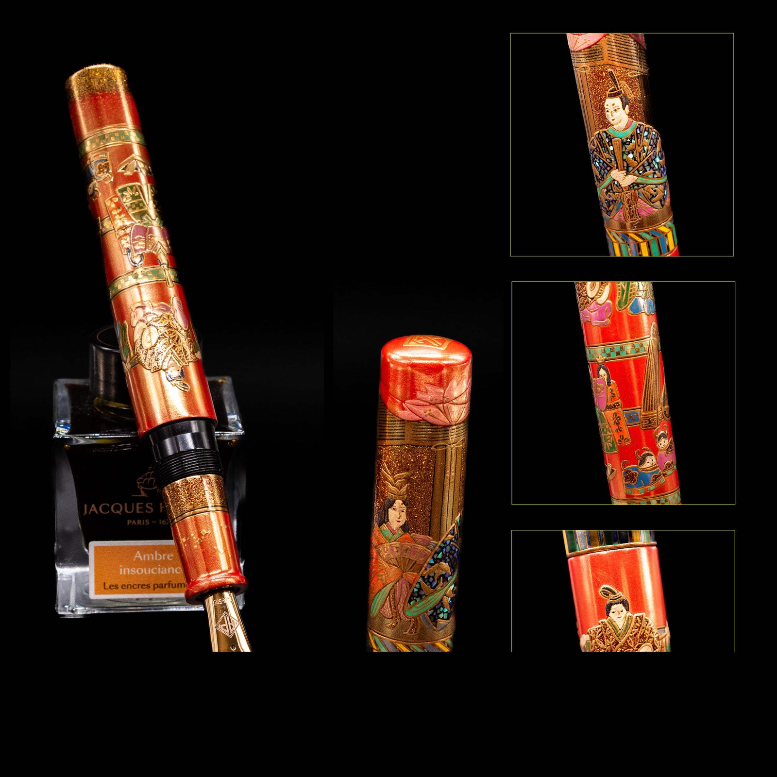 AP Limited Editions Connoisseur Maki-e Fountain Pen - Hinamatsuri AP Limited Editions Connoisseur Maki-e Fountain Pen - Hinamatsuri