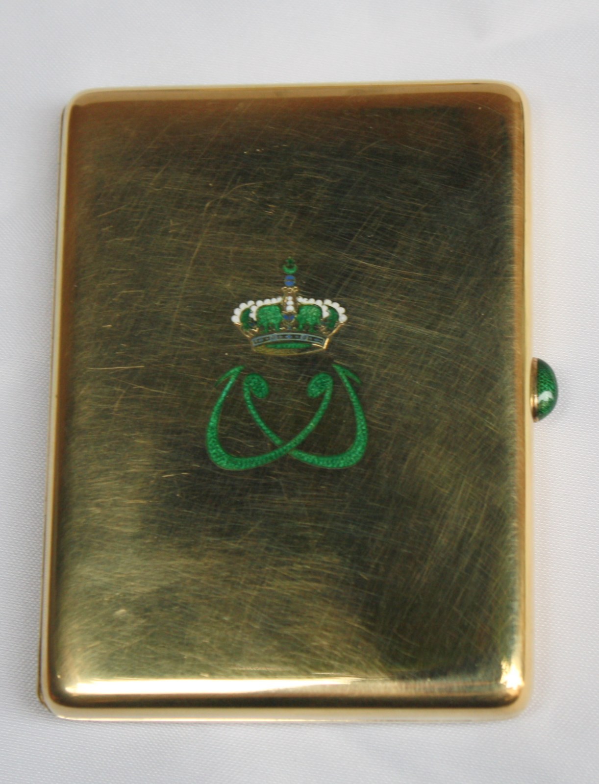 KING FAROUK OF EGYPT 18K FRENCH ENAMELED BOUCHERON CIGARETTE BOX (MUST SEE) KING FAROUK OF EGYPT 18K FRENCH ENAMELED BOUCHERON CIGARETTE BOX (MUST SEE)