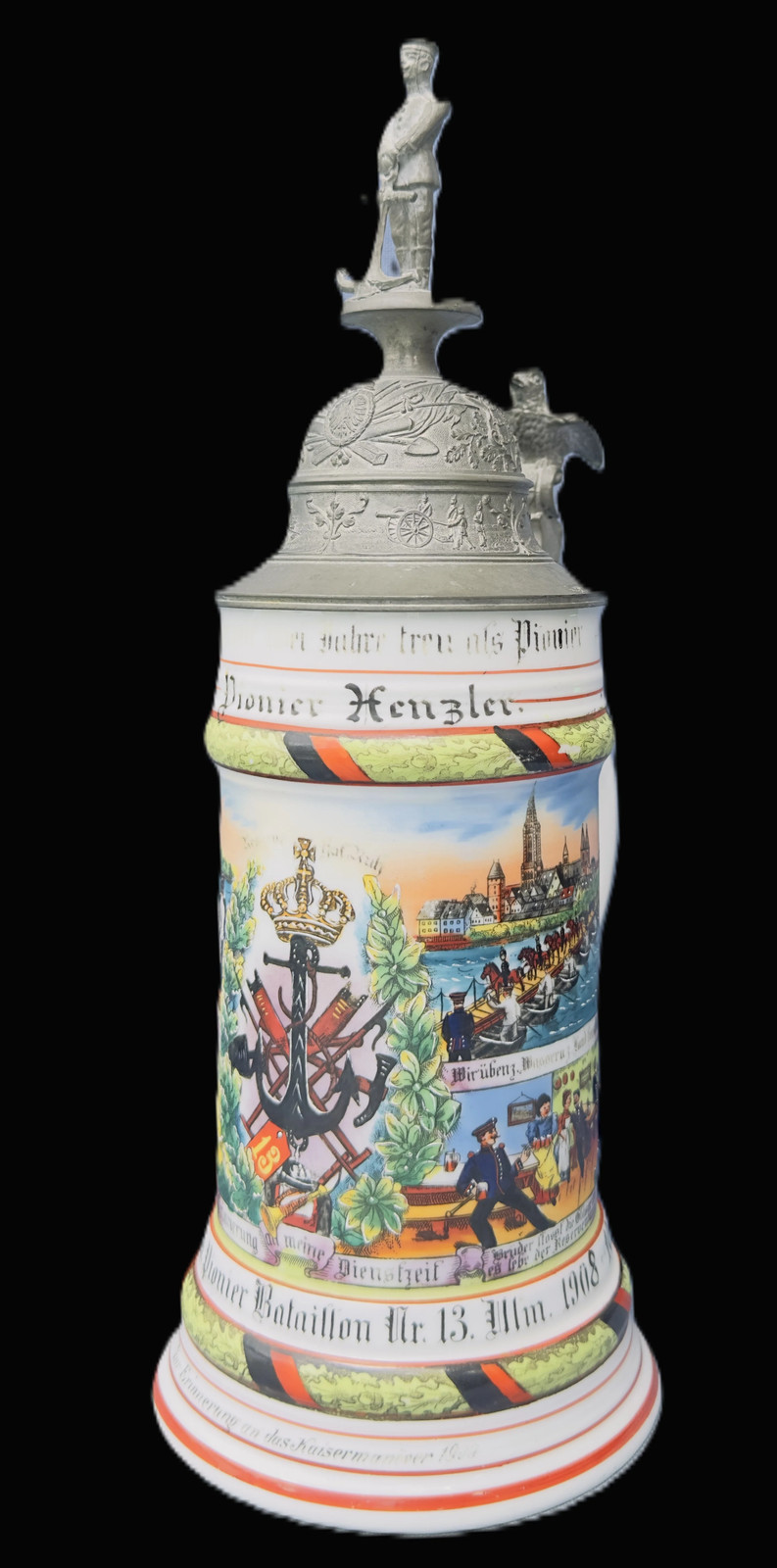 Imperial German Wurttemberg 13. Pionier Bataillon Reservist Stein 1908-10 Imperial German Wurttemberg 13. Pionier Bataillon Reservist Stein 1908-10