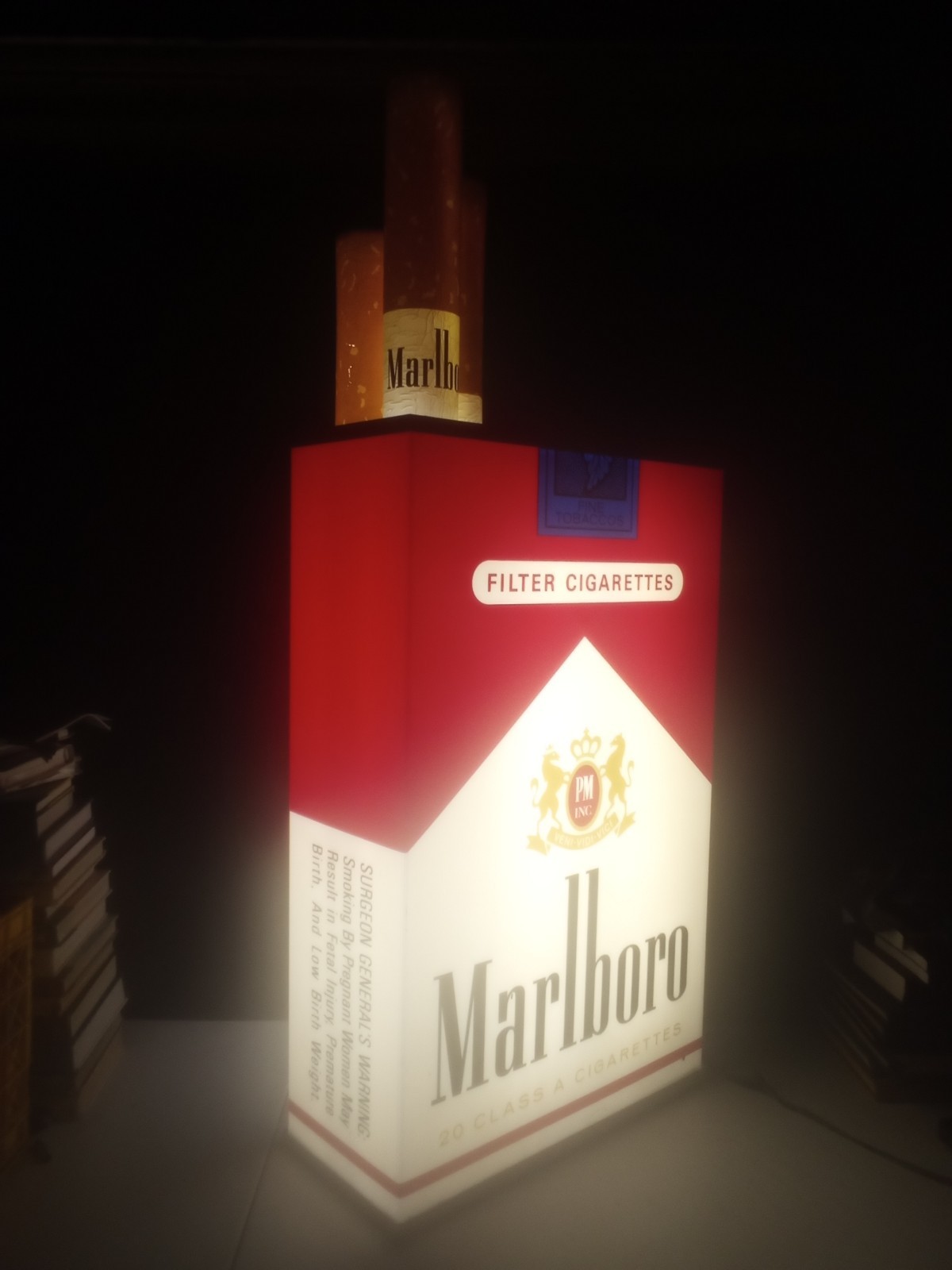 1990s Vintage Marlboro Store Sign. (Double-sided)