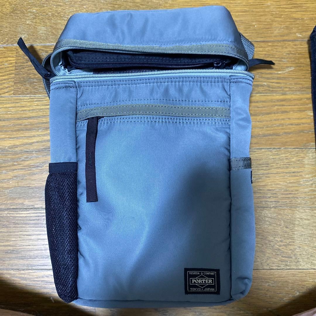 Porter x Sony Vaio C1 Grey Shoulder Bag Used 31x22x9cm