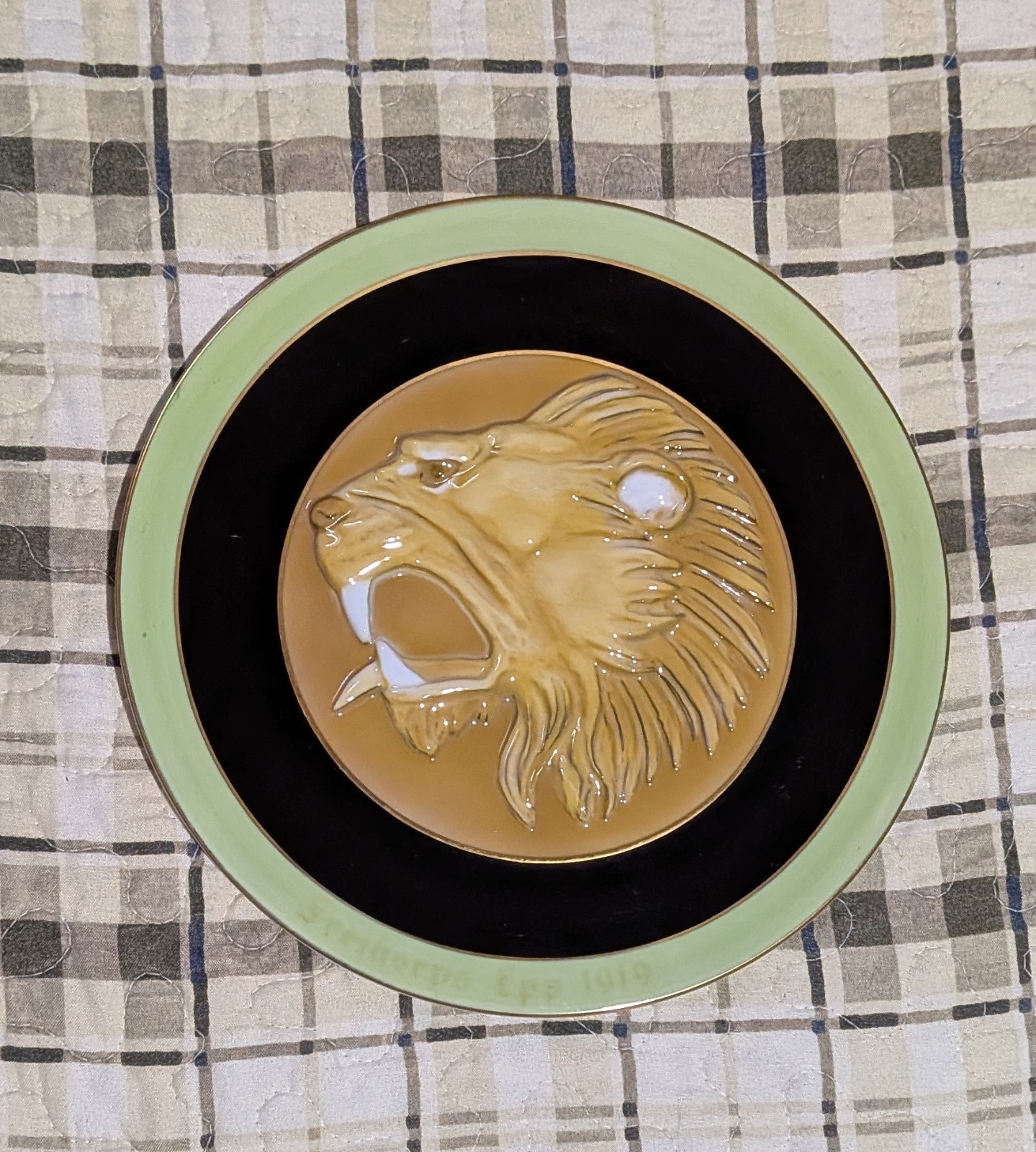 VTG RARE Third Reich Rosenthal Freikorps Epp 1919 Medal / Award / Plate WW1 WW2 VTG RARE Third Reich Rosenthal Freikorps Epp 1919 Medal / Award / Plate WW1 WW2
