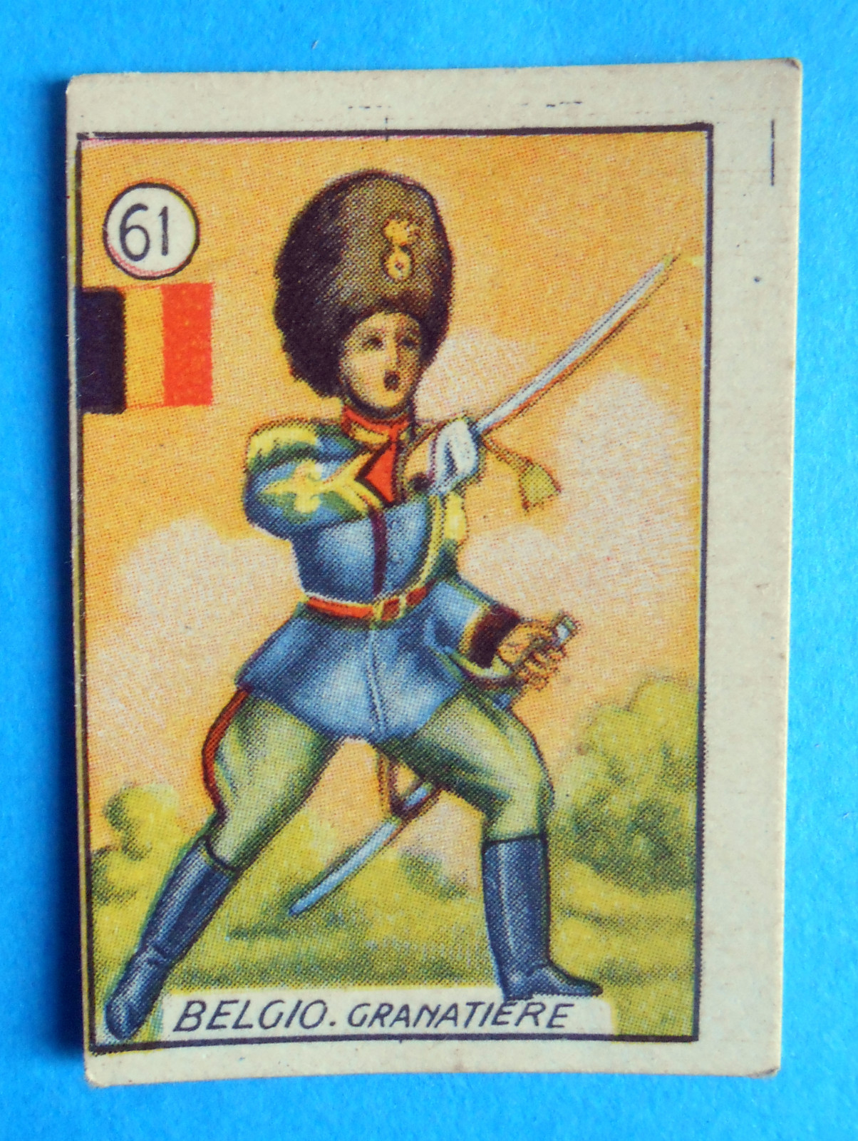 chrome figure figurines figurine v.a.v. vav 61 our war belgium grenadiers