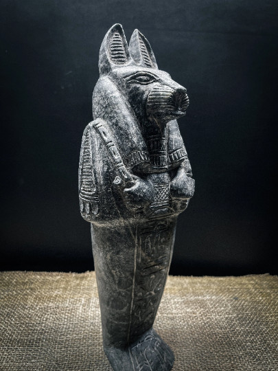 Egyptian God Anubis Ushabti, Jackal dog Ushabti, Doctor Anubis statue Egyptian God Anubis Ushabti, Jackal dog Ushabti, Doctor Anubis statue