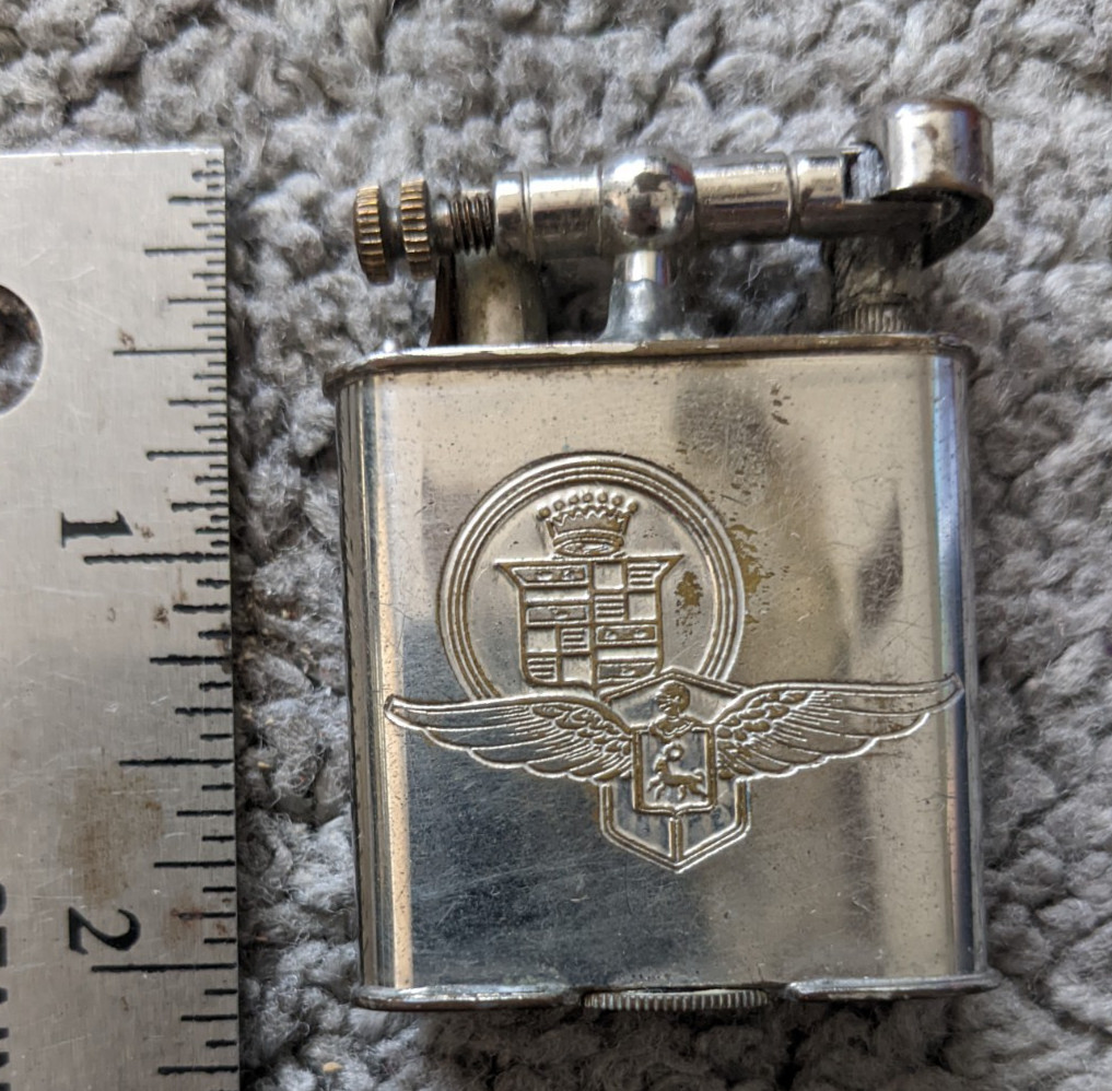 ANTIQUE VERY RARE 1934 CADILLAC LASALLE CREST WINGED LOGO EMPLOYEE LIGHTER ANTIQUE VERY RARE 1934 CADILLAC LASALLE CREST WINGED LOGO EMPLOYEE LIGHTER