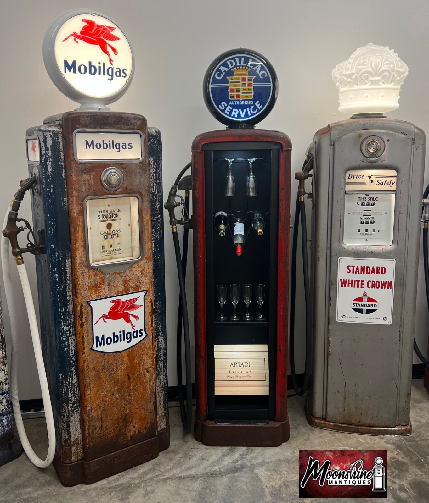 1930’s CADILLAC Gilbarco Gas Pump Wine Cabinet - Home / Bar Decor 1930’s CADILLAC Gilbarco Gas Pump Wine Cabinet - Home / Bar Decor