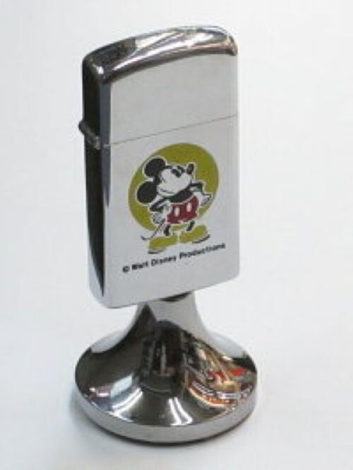 Vintage Zippo Mickey Mouse Slim 1971, Handy Light, Minor Scratches