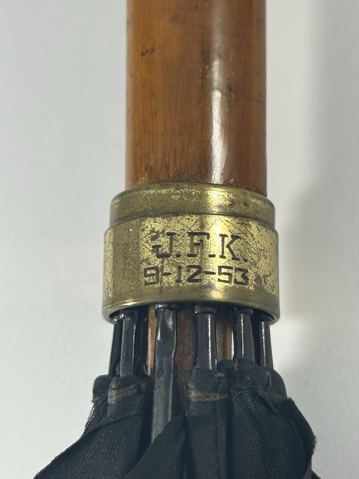 Important Groomsman Wedding Gift Umbrella Engraved & Presented by John F Kennedy