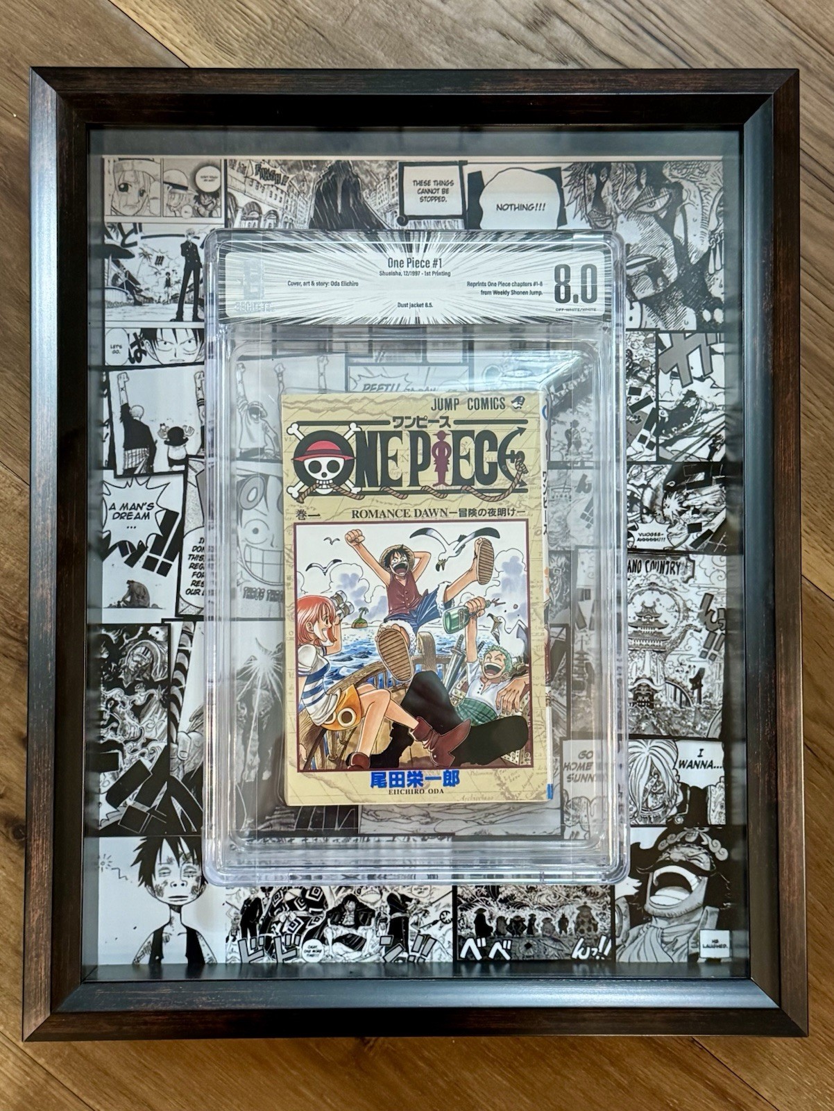 BGS 8.0 One Piece #1 Vol 1 1997 1st Printing Edition Graded Manga Jump Comics BGS 8.0 One Piece #1 Vol 1 1997 1st Printing Edition Graded Manga Jump Comics