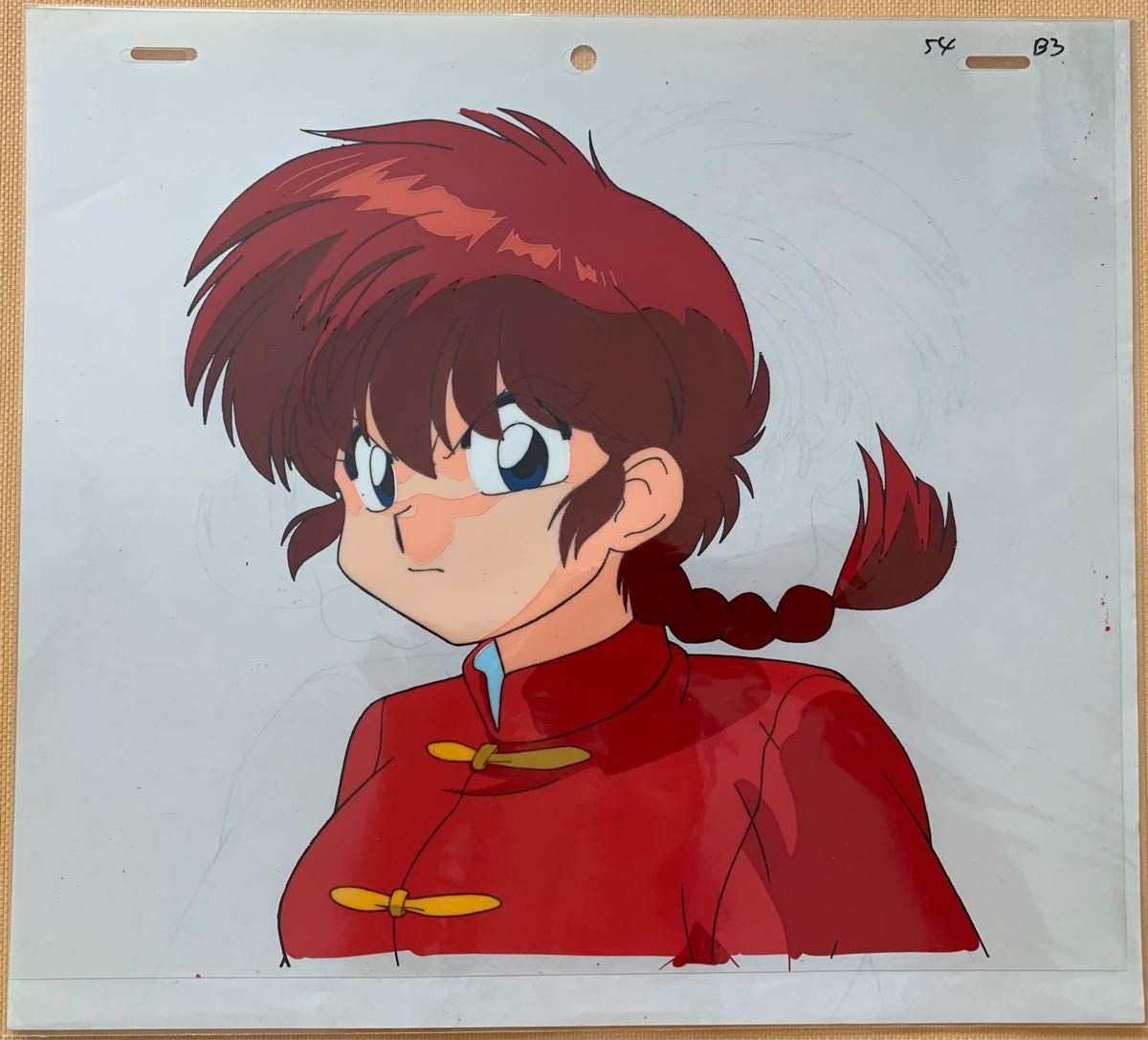 Original Cel & Douga Official Vintage Ranma 1/2 Female Ranma Saotome 1989 Rare