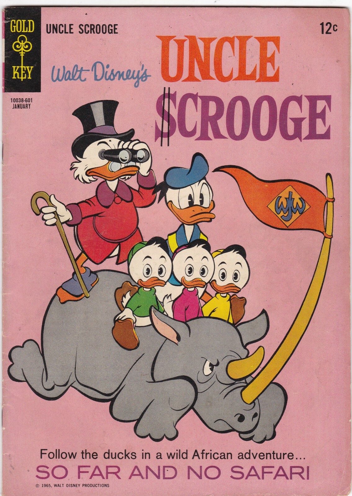 Uncle Scrooge #61 FINE 1966 Gold Key Walt Disney Uncle Scrooge #61 FINE 1966 Gold Key Walt Disney