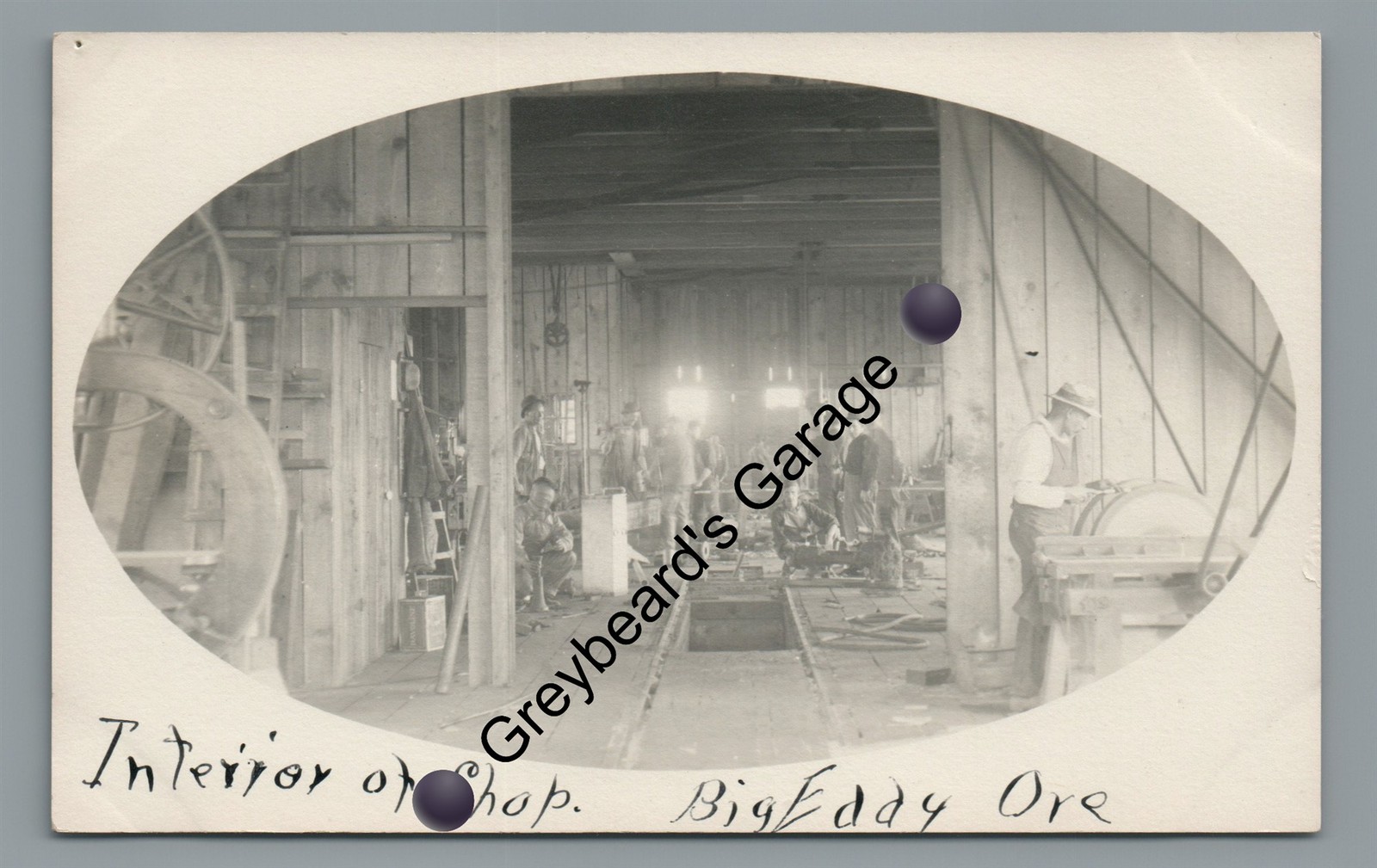RPPC 20x BIG EDDY Celilo Canal THE DALLES OR Columbia River Real Photo Postcards