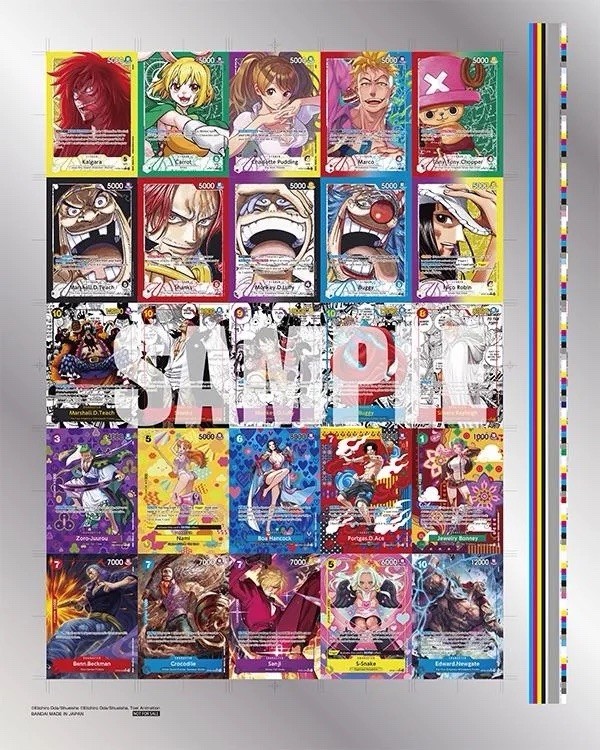 One Piece Card Game CS 2024 Uncut Sheet Vol. 2 - OP09 Mangas + Rayleigh One Piece Card Game CS 2024 Uncut Sheet Vol. 2 - OP09 Mangas + Rayleigh