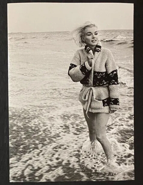 1962 Marilyn Monroe Original photograph George Barris Triple Stamped Beach CA