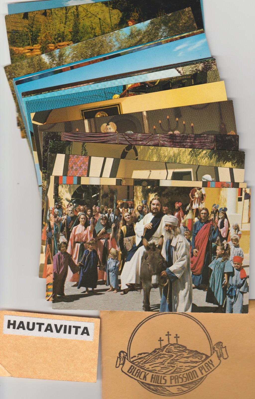 BlackHills PassionPlay SouthDakota Christmas Play Postcards 20x 1970s & Brochure