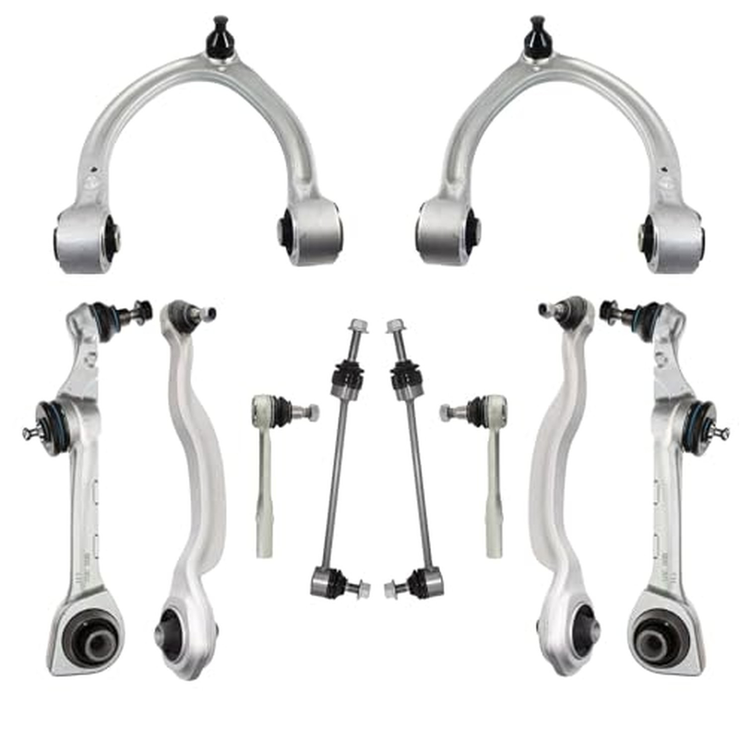 10Pcs Front Control Arm Suspension Kit for Benz S Class W221 RWD 10Pcs Front Control Arm Suspension Kit for Benz S Class W221 RWD