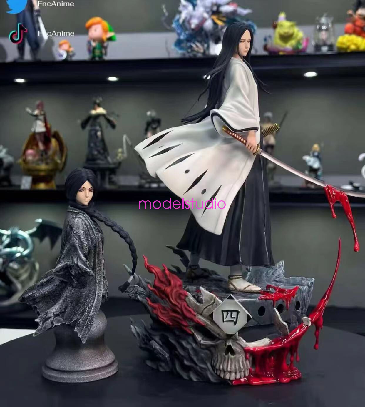 NIREN Studio Bleach Unohana Retsu Resin Model In Stock I.W Studio 1/6 H34cm NIREN Studio Bleach Unohana Retsu Resin Model In Stock I.W Studio 1/6 H34cm