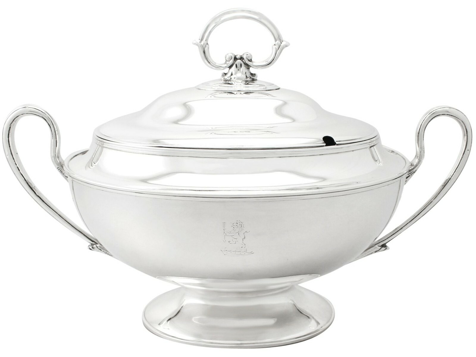 Antique Edwardian Sterling Silver Soup Tureen by J Sherwood & Sons - 1900-1940