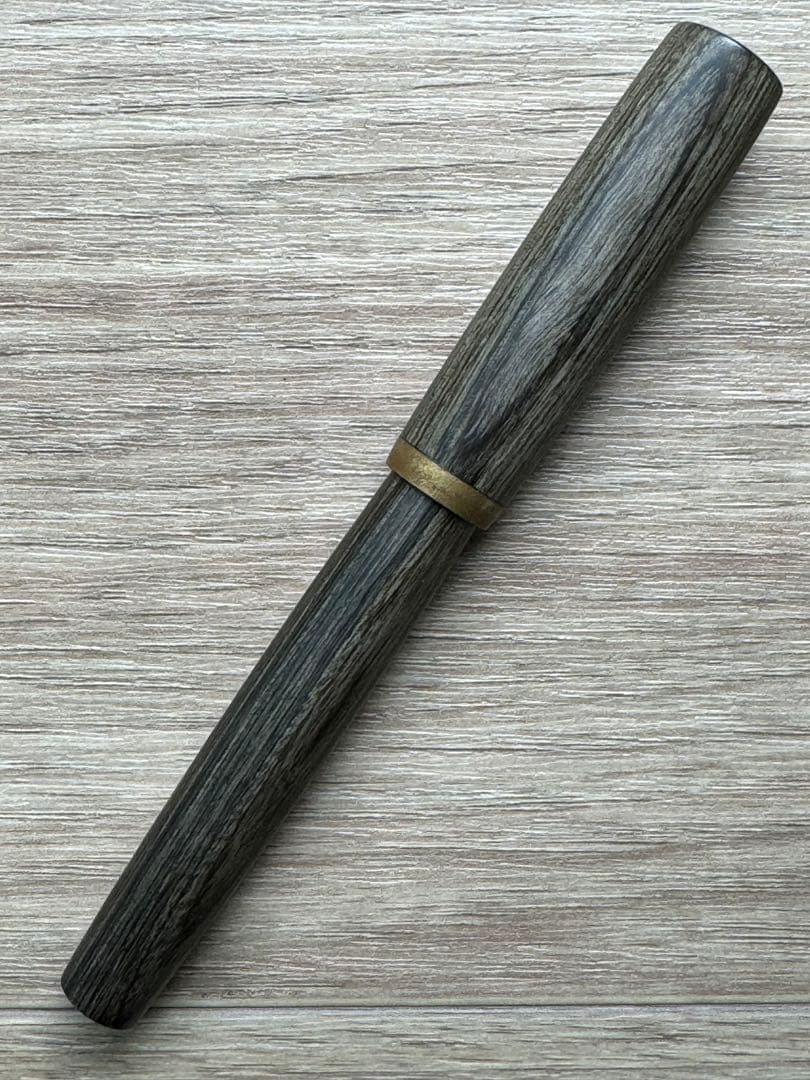 Kobo Cui Fountain Pen, Precious Wood Shaft, Eko Shirae #4eb2b7