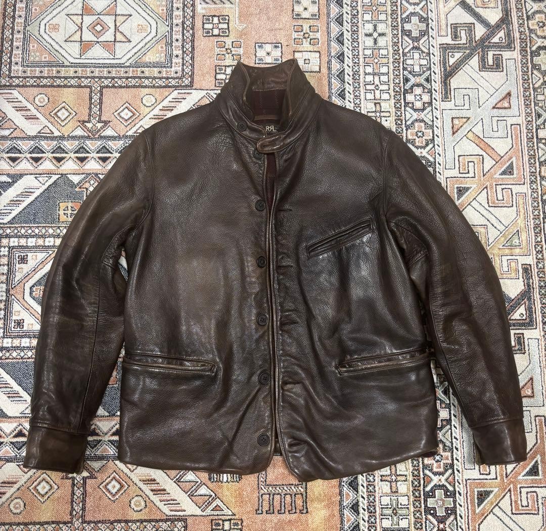 RRL Not Allowed Leather Jacket Men Rare Ralph Lauren Model Limited Edition VHTF