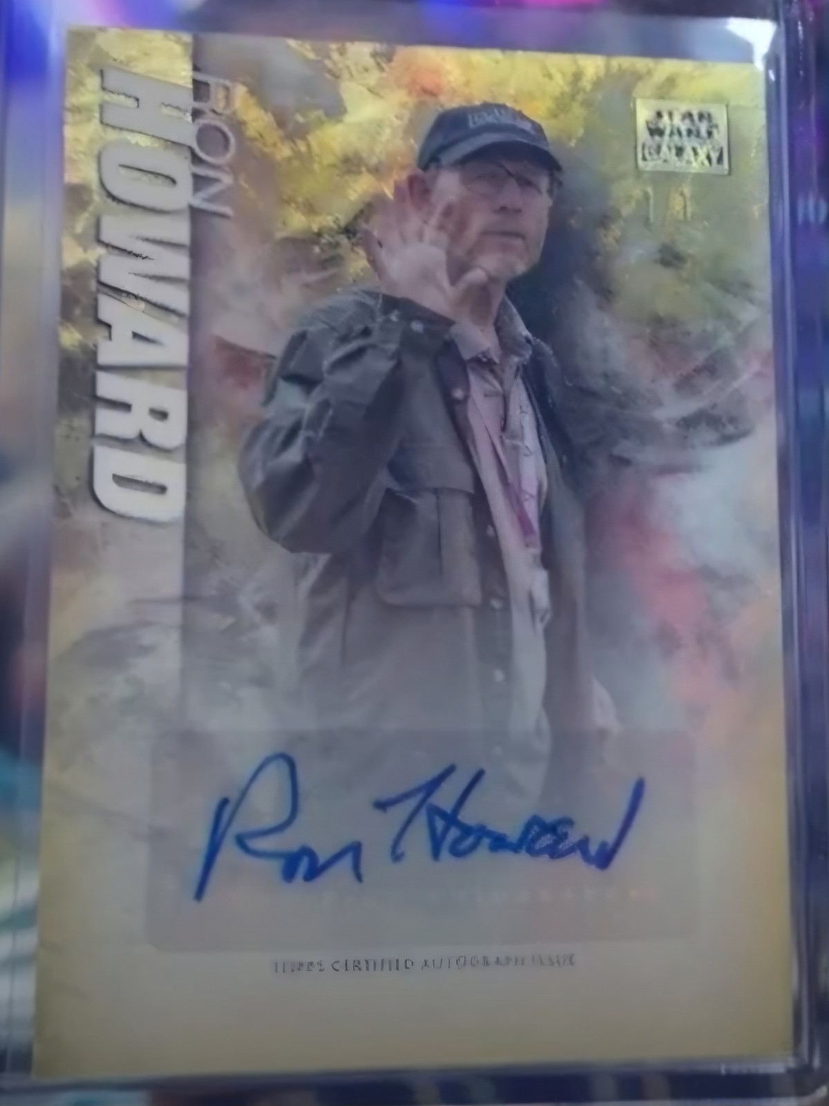 RON HOWARD 2026 TOPPS CHROME STAR WARS GALAXY SUPERFRACTOR AUTOGRAPH #1/1 SIGNED