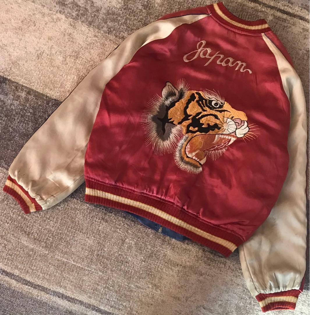 RRL x Illusion Best Face Tiger Hawk 40'S-50'S Vintage Sukajan Men Rare Collabora RRL x Illusion Best Face Tiger Hawk 40'S-50'S Vintage Sukajan Men Rare Collabora