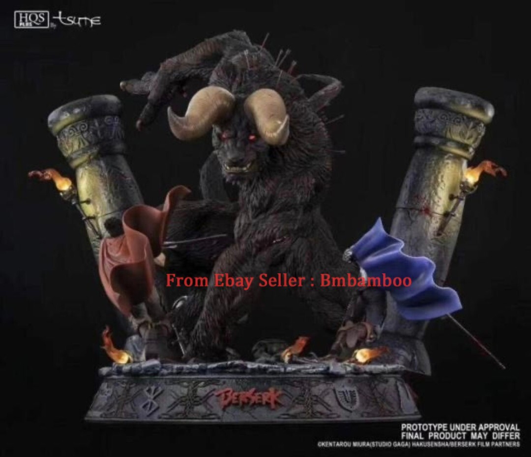 Tsume Berserk 1/4 Griffith & Guts & Zodd Figure Statue Model Collection Rare Tsume Berserk 1/4 Griffith & Guts & Zodd Figure Statue Model Collection Rare