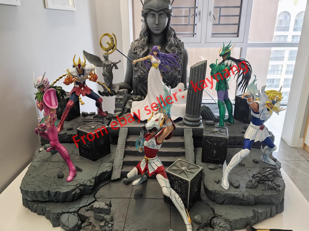 Tsume Saint Seiya 1/4 Scale Saori Kido And Bronze Five Small GK Model Statue