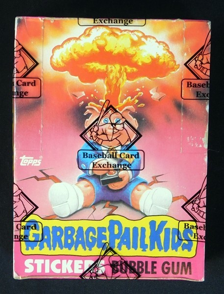 Vintage 1985 Garbage Pail Kids Original 1st Series 48 Wax Pack Box GPK OS1 BBCE