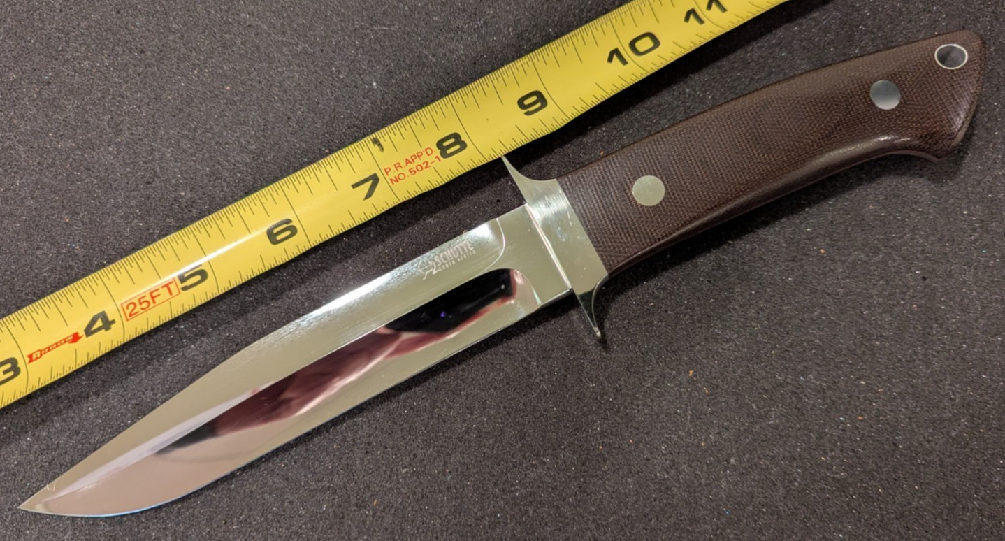 Neill Schutte Custom Knife R.W. Loveless Design Fighter