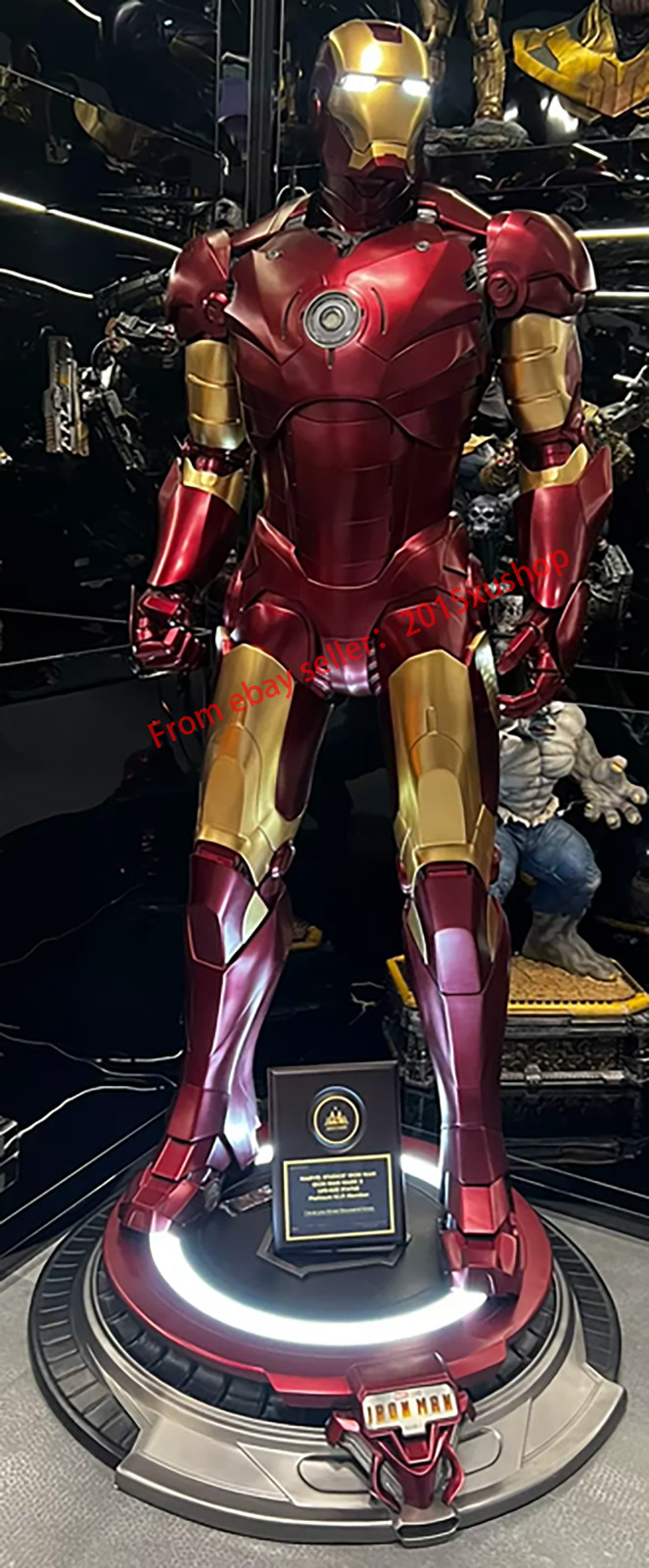 Queen Studios The Infinity Saga 1/1 Scale Iron Man Mark 3 Statue Second-Hand Queen Studios The Infinity Saga 1/1 Scale Iron Man Mark 3 Statue Second-Hand