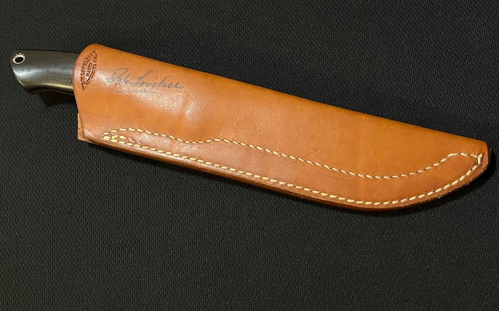 Double Nude Loveless Knife -Bob RW -10 3/8 Double Nude Loveless Knife -Bob RW -10 3/8