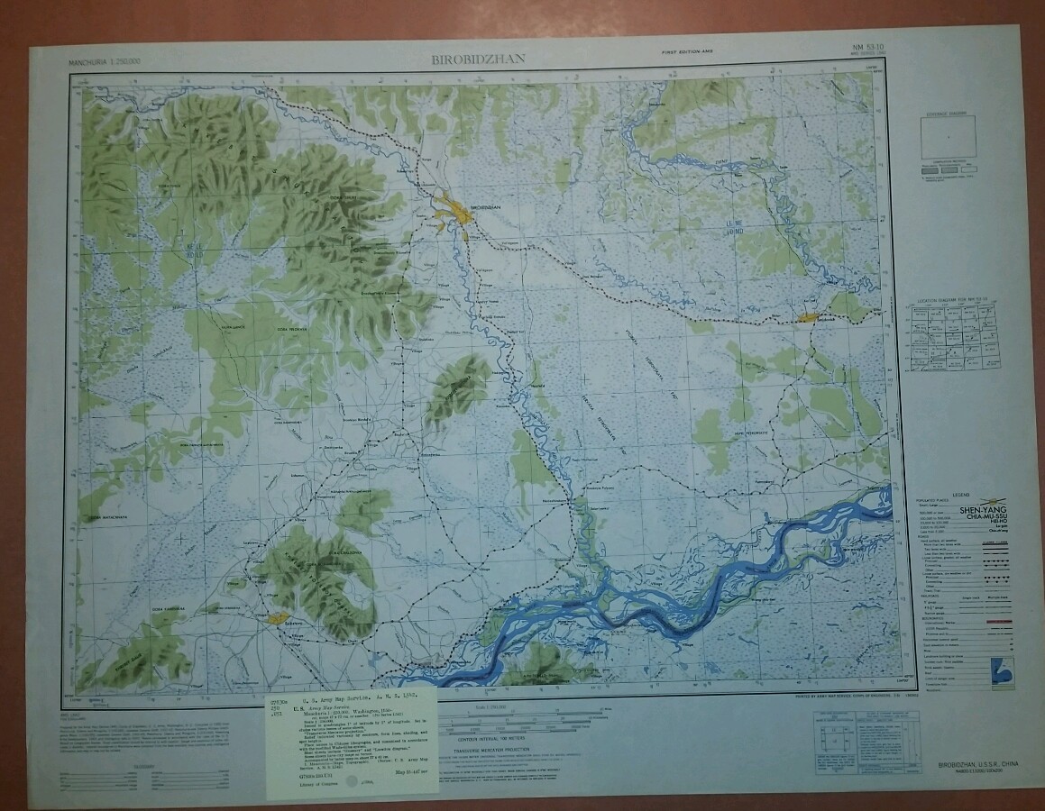 1950's Army Maps Manchuria, China, USSR 1:200,000 67 Sheets vintage military