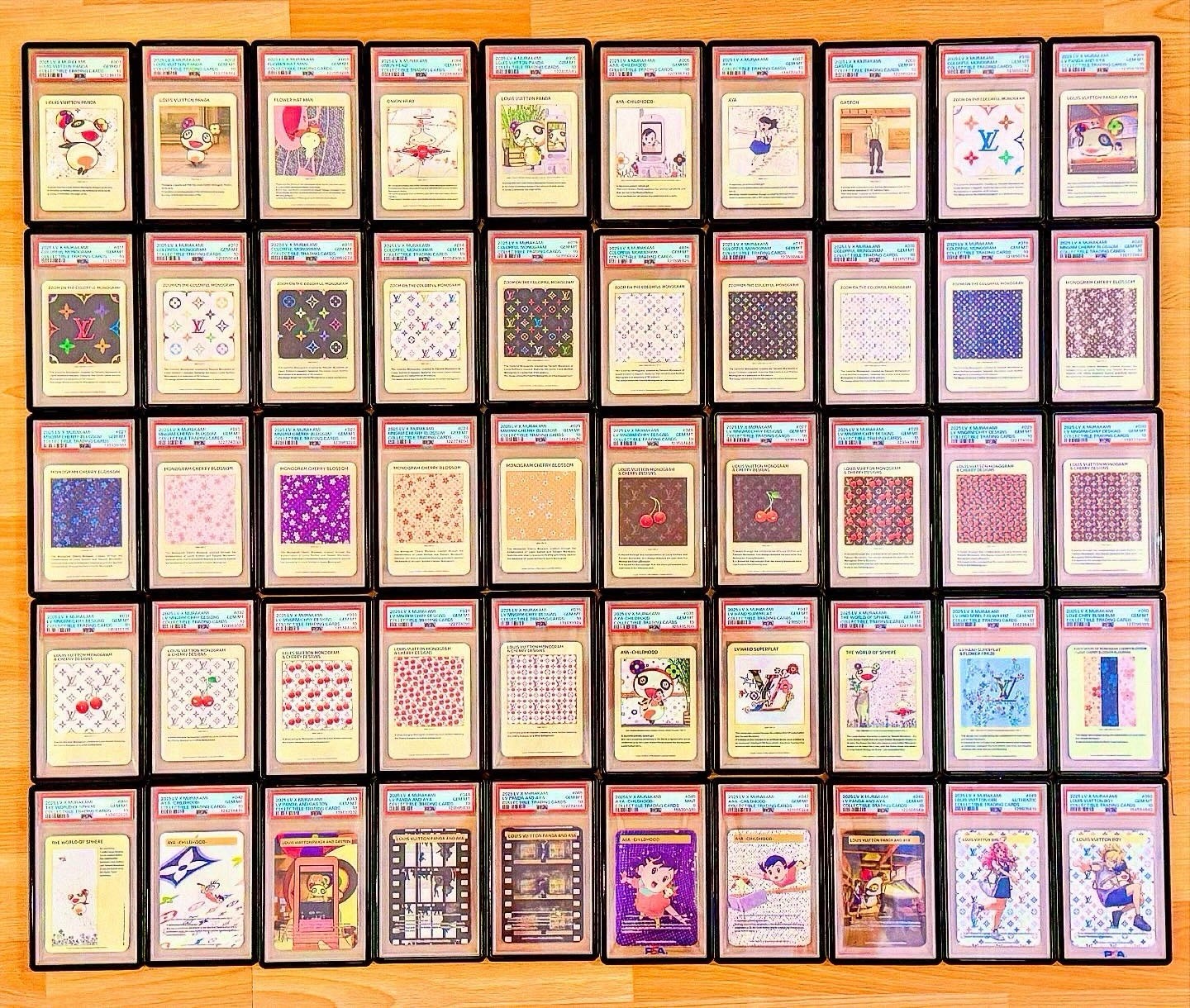 2025 PSA 10 Louis Vuitton X Murakami Collection (Complete 50 Card Collection) 2025 PSA 10 Louis Vuitton X Murakami Collection (Complete 50 Card Collection)