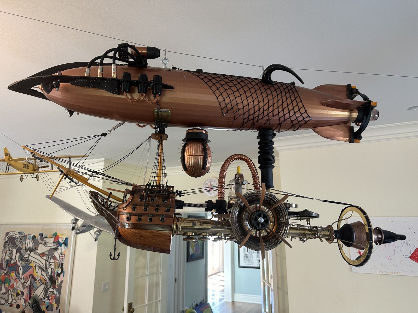Steampunk Airship- one of a kind Steampunk Airship- one of a kind