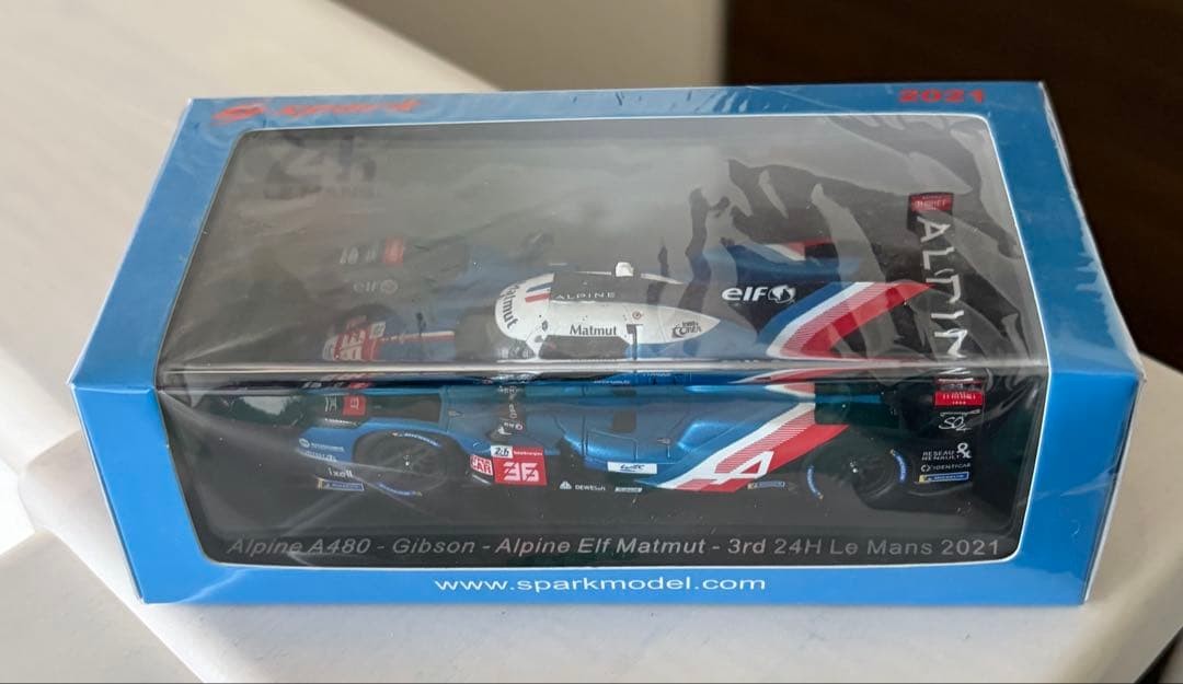 Alpine A480 Gibson #36 1/43 Scale Model 2021 Le Mans 3rd Place Race Car Alpine A480 Gibson #36 1/43 Scale Model 2021 Le Mans 3rd Place Race Car