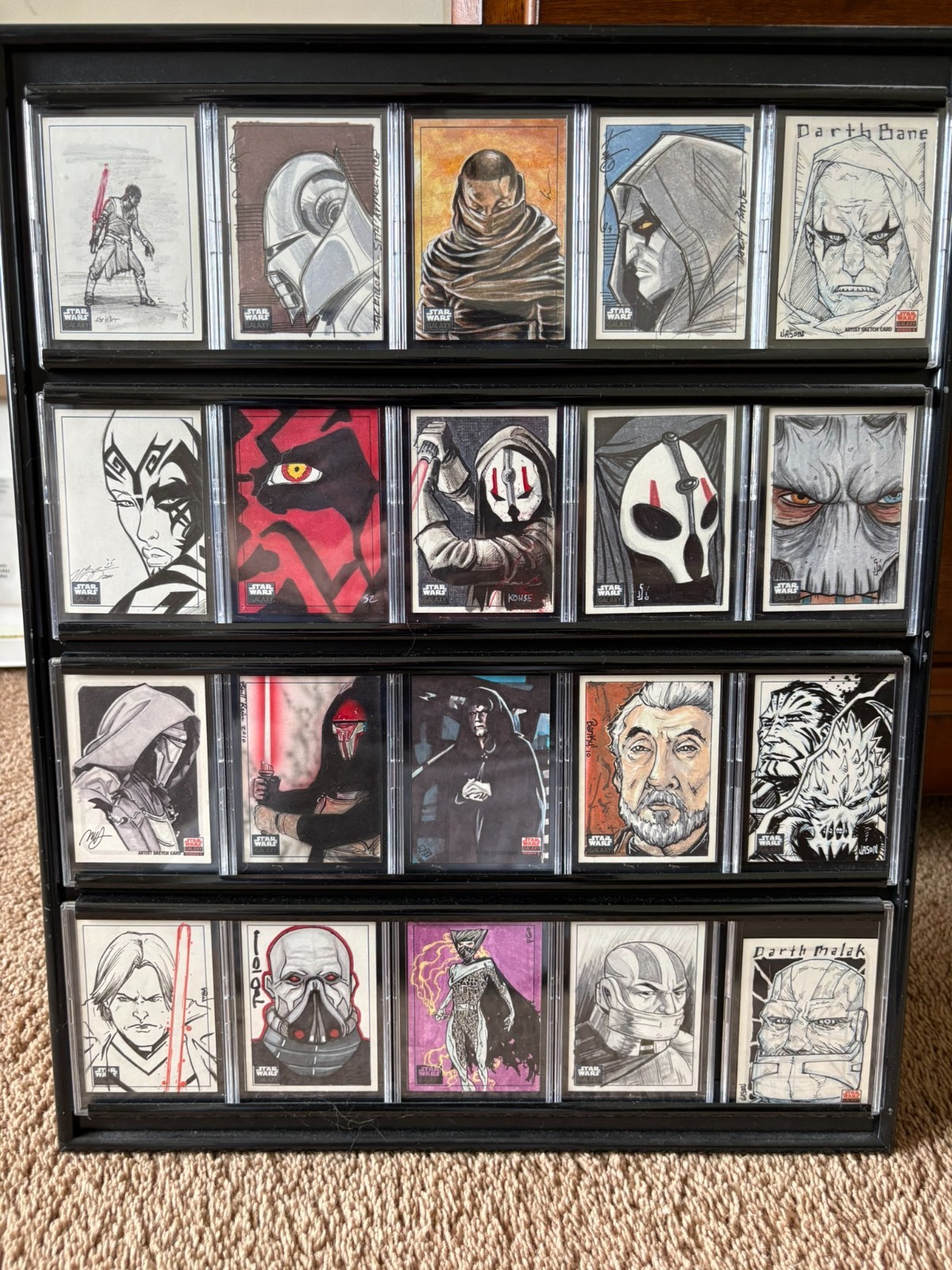 Massive Topps Star Wars Sketch Lot - Over 200 1-of-1 sketches (Sith, Imps, BHs) Massive Topps Star Wars Sketch Lot - Over 200 1-of-1 sketches (Sith, Imps, BHs)