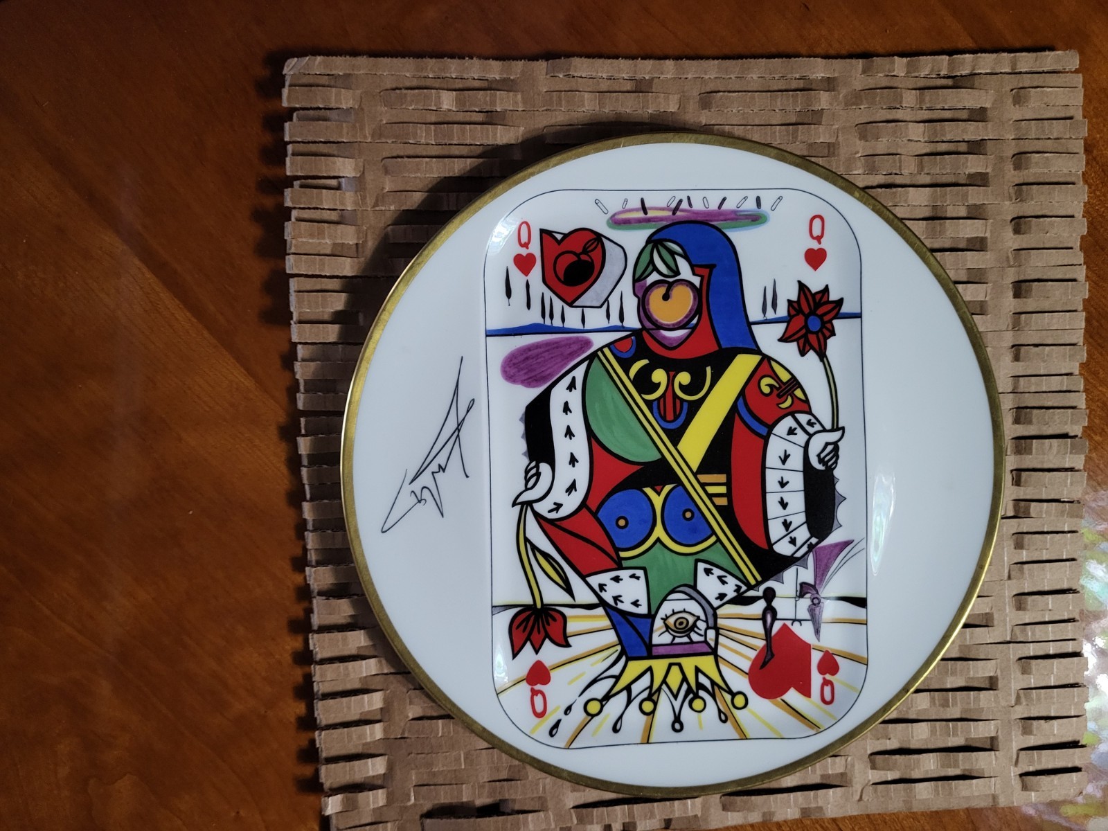 PUIFORCAT Salvador DALI  Limoges Set of 4 Plates  139/2000
