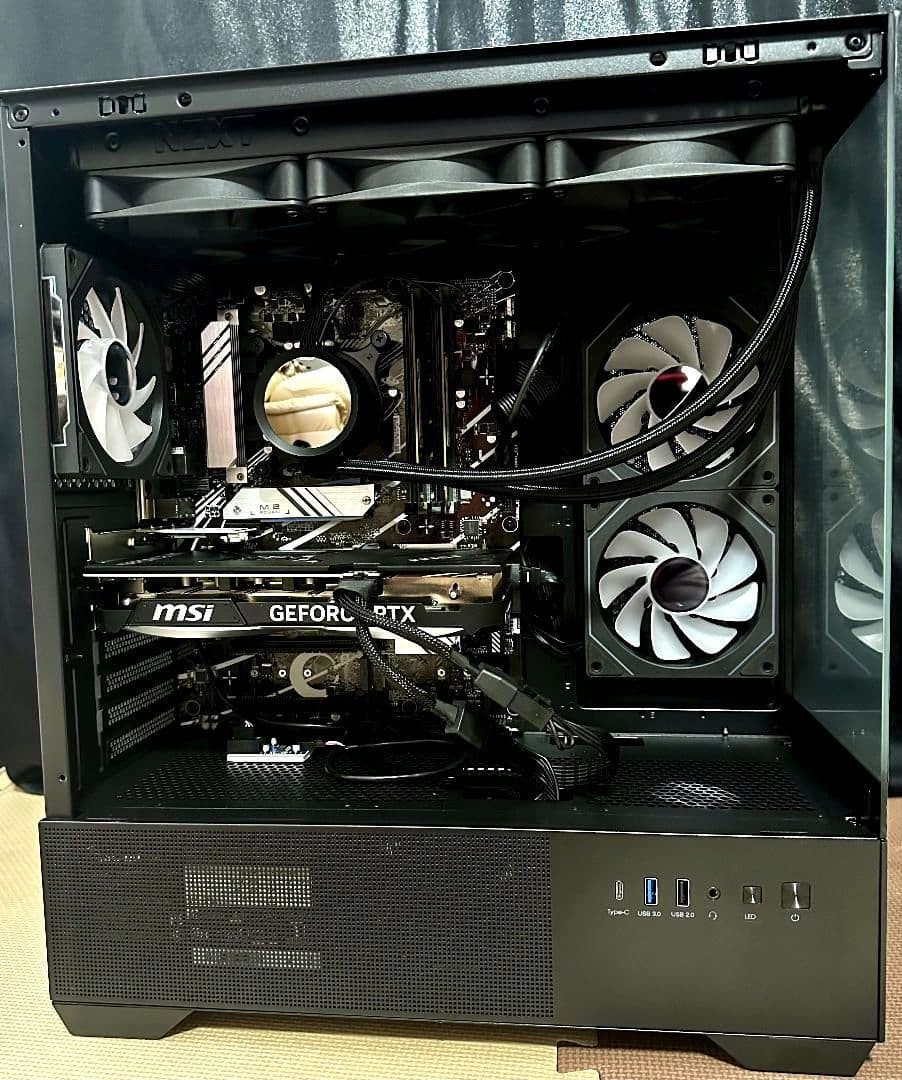 Gaming Pc Water Cooled I7 13700F Rtx 4070Super