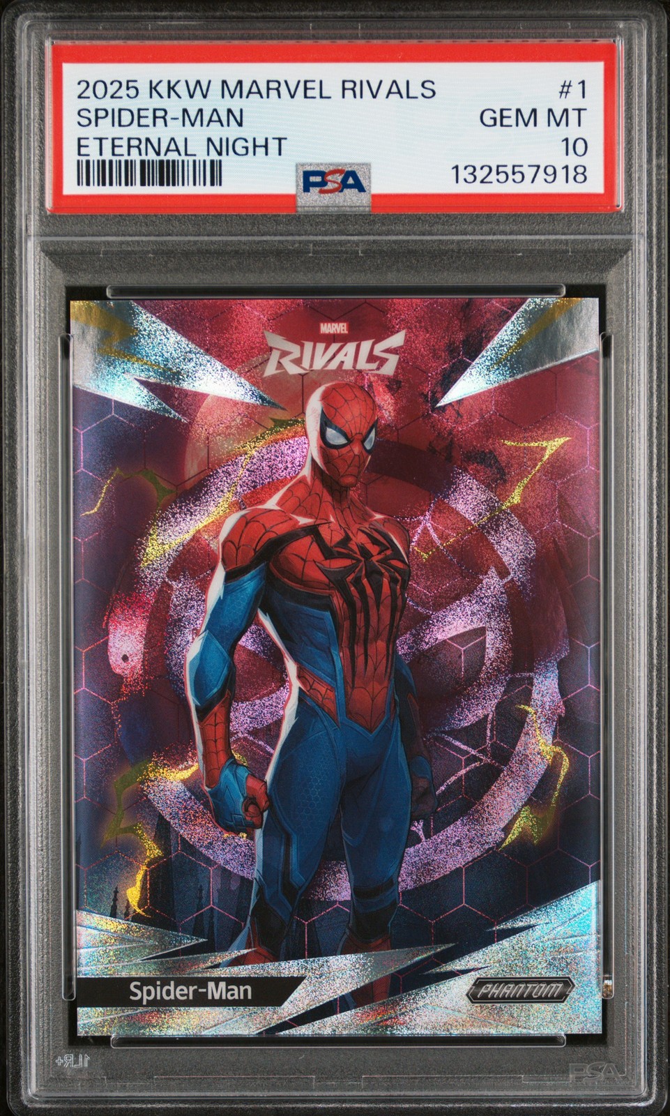 2025 KAKAWOW PHANTOM MARVEL RIVALS ETERNAL NIGHT #1 SPIDER-MAN 216/275 PSA 10 2025 KAKAWOW PHANTOM MARVEL RIVALS ETERNAL NIGHT #1 SPIDER-MAN 216/275 PSA 10