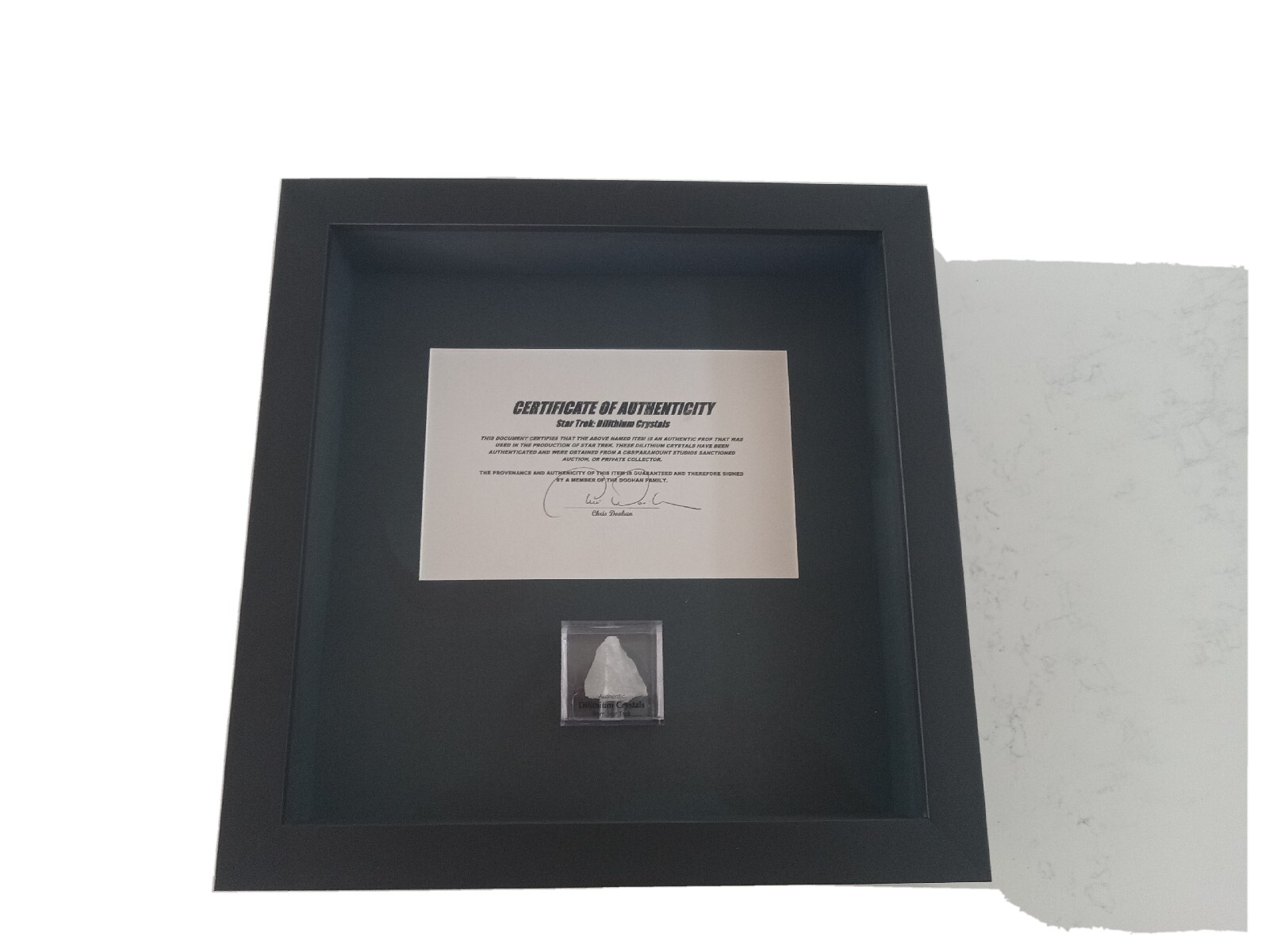 Star Trek Dilithium Crystal.  The Source Of Warp Drive Power.  Super Cool
