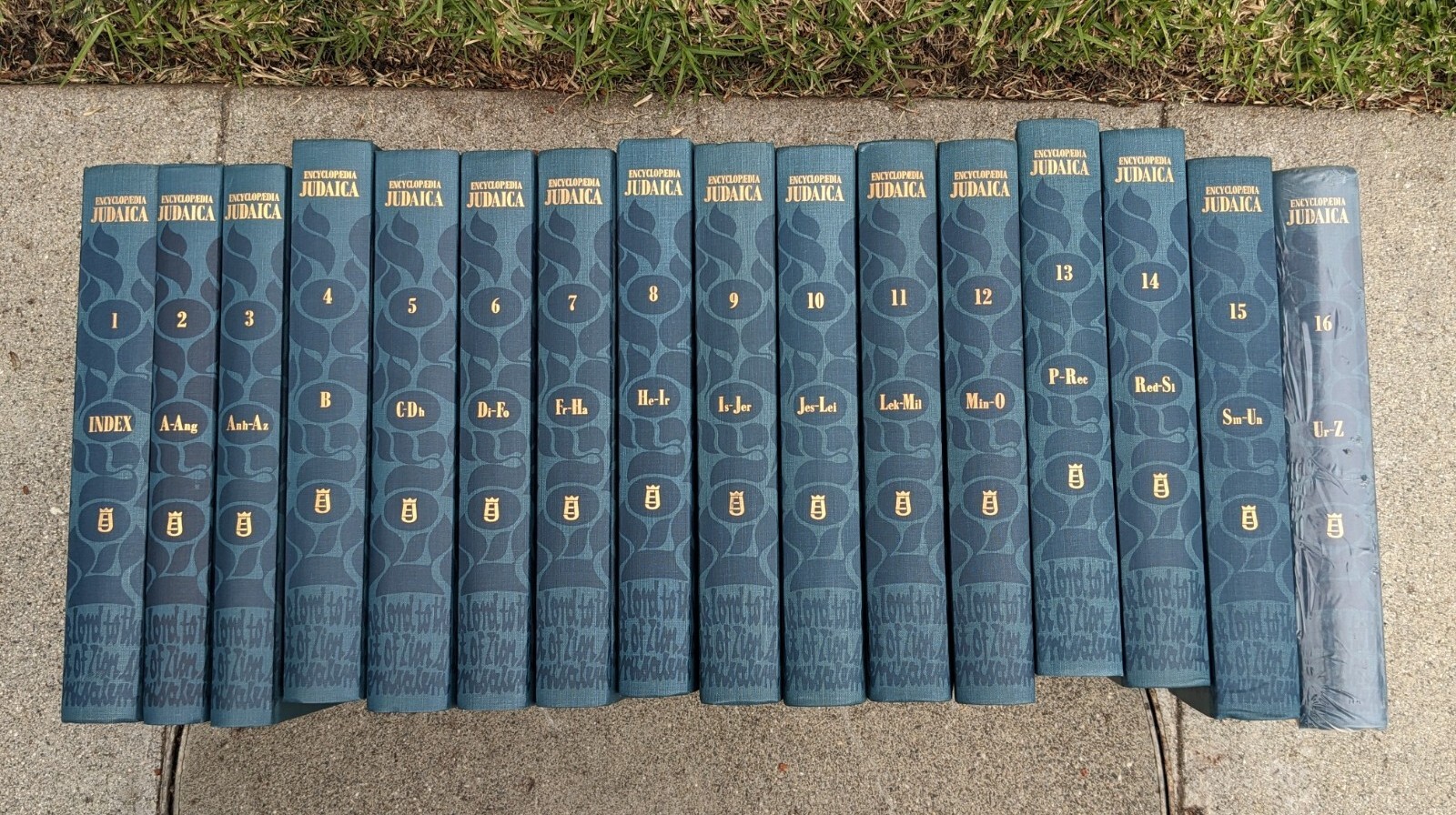 ENCYCLOPEDIA JUDAICA 16 Volume Complete Set 1972 Keter Publishing 1973 2nd Ed ENCYCLOPEDIA JUDAICA 16 Volume Complete Set 1972 Keter Publishing 1973 2nd Ed