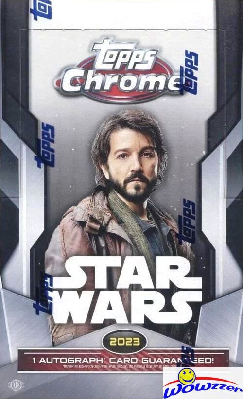 2023 Topps CHROME Star Wars MASSIVE Factory Sealed HOBBY Box-AUTOGRAPH HOT 2023 Topps CHROME Star Wars MASSIVE Factory Sealed HOBBY Box-AUTOGRAPH HOT