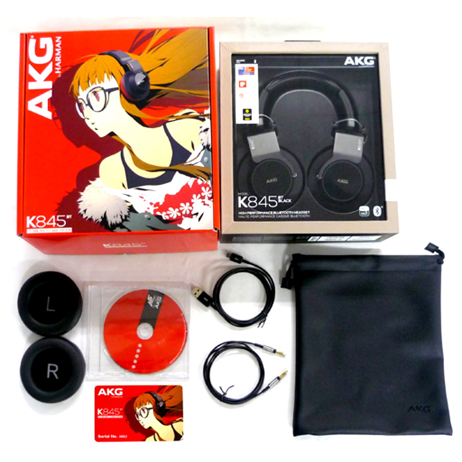 Futaba Sakura Headphone AKG K845BT P5 SAKURA FUTABA EDITION Atlus D Japan X620