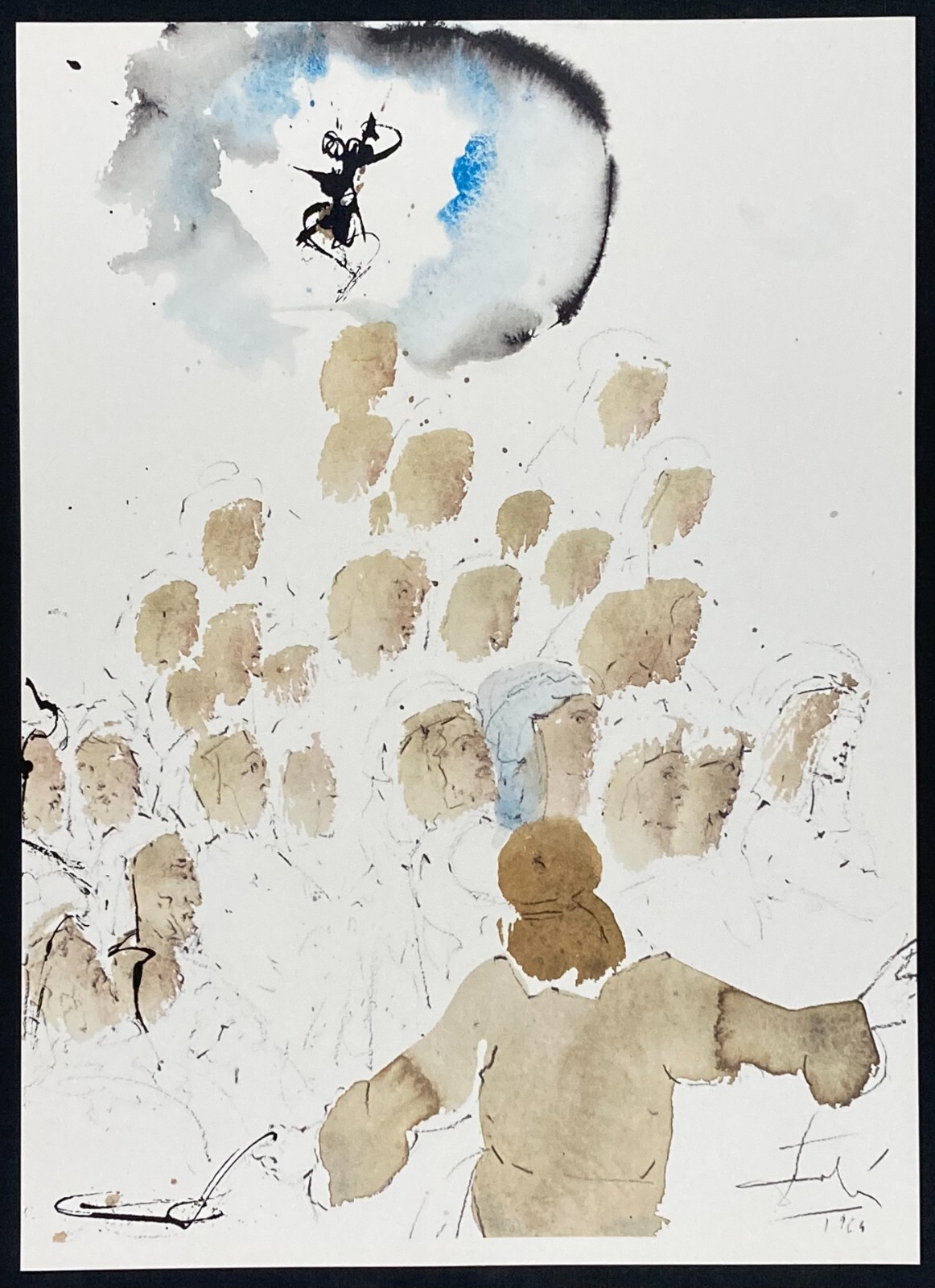 '67 Salvador Dali Original Biblia Sacra #60 '67 Salvador Dali Original Biblia Sacra #60